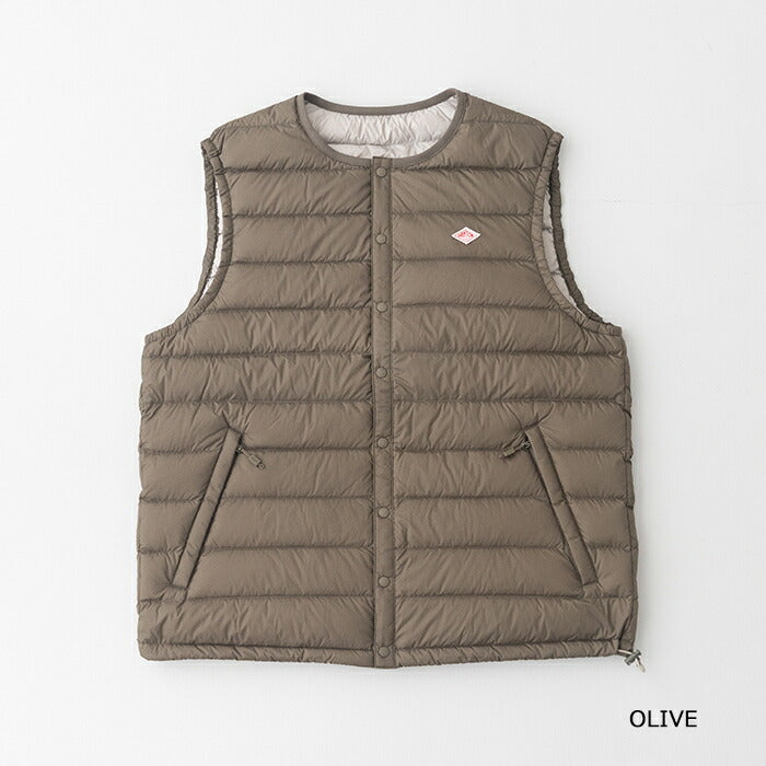 ダントンインナーダウンベスト(DT-A0026RRT)NYLONTAFFETAINNERDOWNCREWNECKVESTDANTON(メンズ)【2025秋冬】*送料無料*【後払い決済不可】*