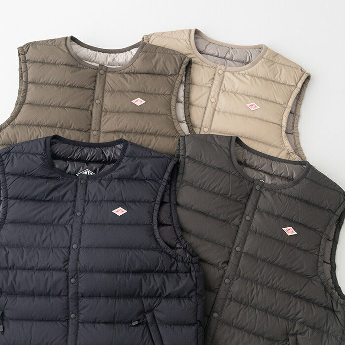 ダントンインナーダウンベスト(DT-A0026RRT)NYLONTAFFETAINNERDOWNCREWNECKVESTDANTON(メンズ)【2025秋冬】*送料無料*【後払い決済不可】*
