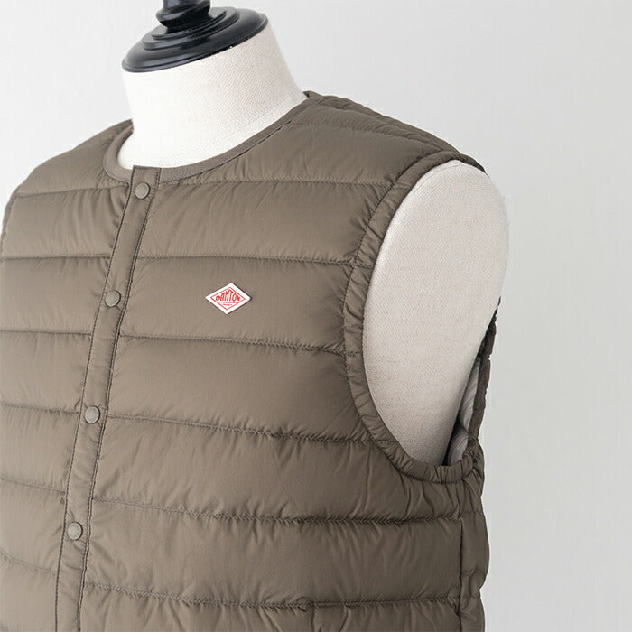 ダントンインナーダウンベスト(DT-A0026RRT)NYLONTAFFETAINNERDOWNCREWNECKVESTDANTON(メンズ)【2025秋冬】*送料無料*【後払い決済不可】*