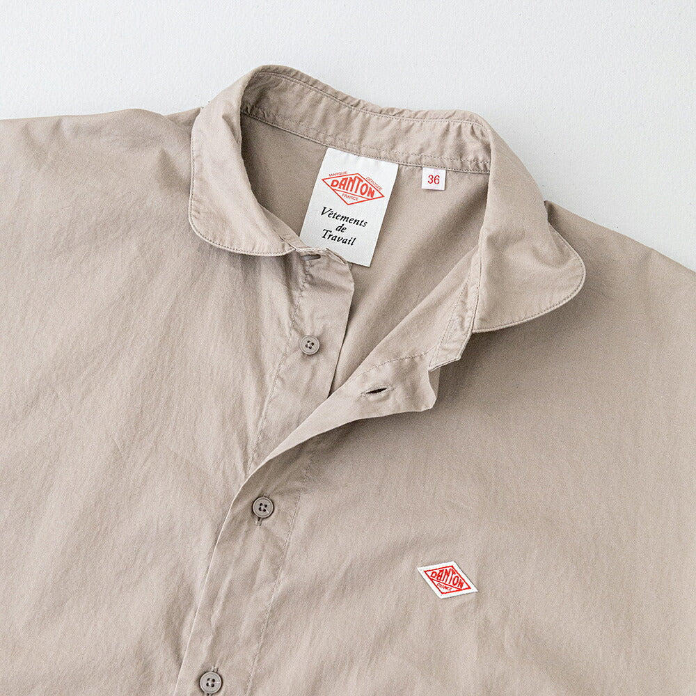 ダントン  コットンツイル ドルマンスリーブチュニックシャツ長袖シャツ  (DT-B0482 HCT)  80/- TWILL DOLMAN SLEEVE SHIRT  DANTON(レディース)