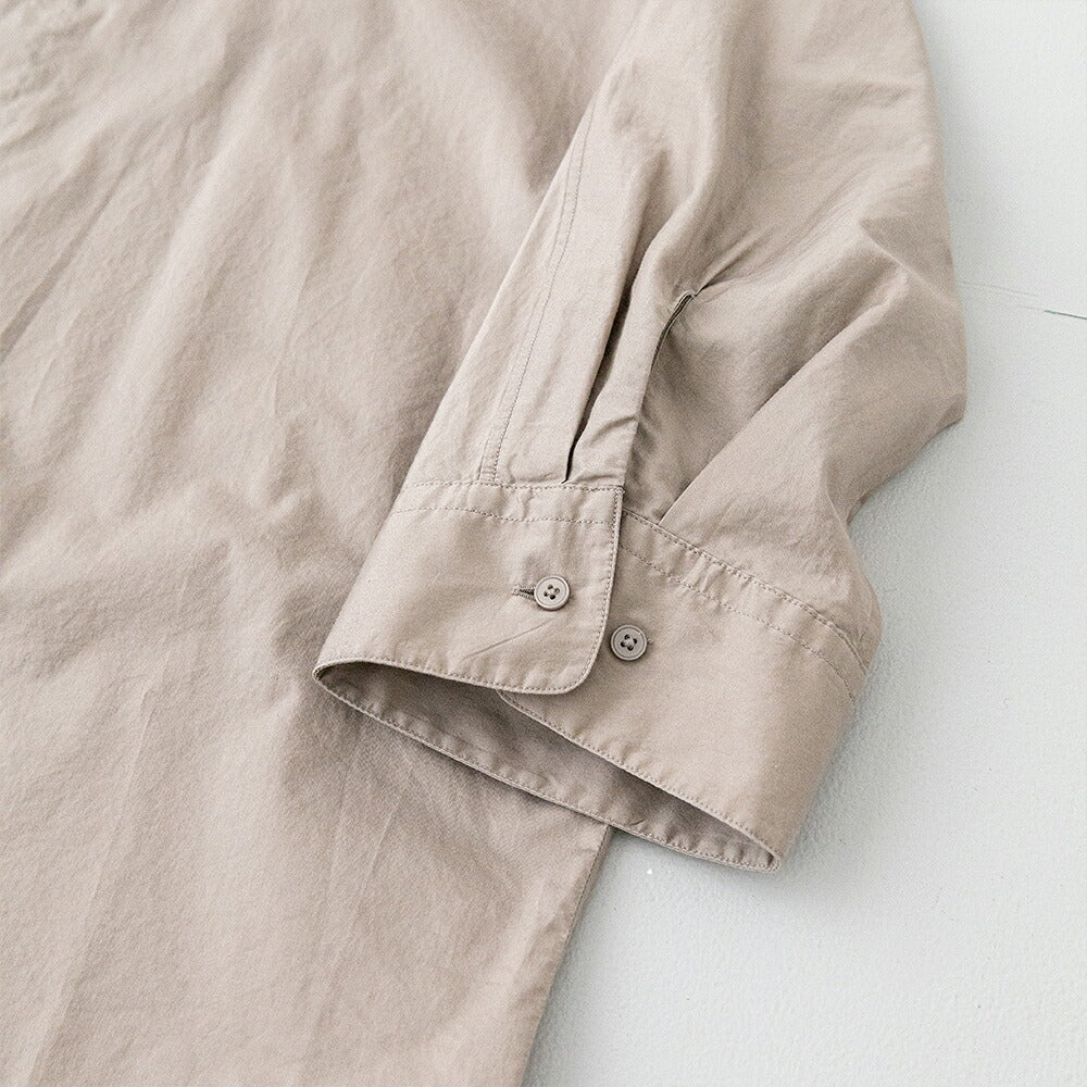 ダントン  コットンツイル ドルマンスリーブチュニックシャツ長袖シャツ  (DT-B0482 HCT)  80/- TWILL DOLMAN SLEEVE SHIRT  DANTON(レディース)