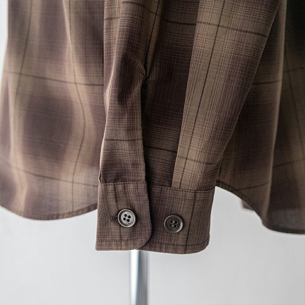 ダントン  レギュラーカラー 長袖ワークシャツ  (DT-B0398 TCV)  TC VOILE POPLIN WORK SHIRT  DANTON(メンズ)