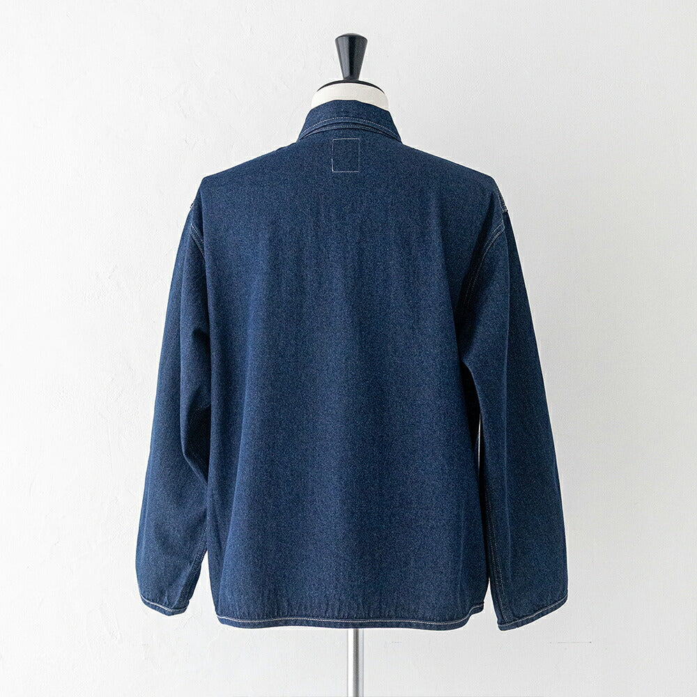 ダントン  コットンデニム カバーオール  (DT-B0400 SOU)  10OZ DENIM COVERALL SHIRT  DANTON(メンズ)