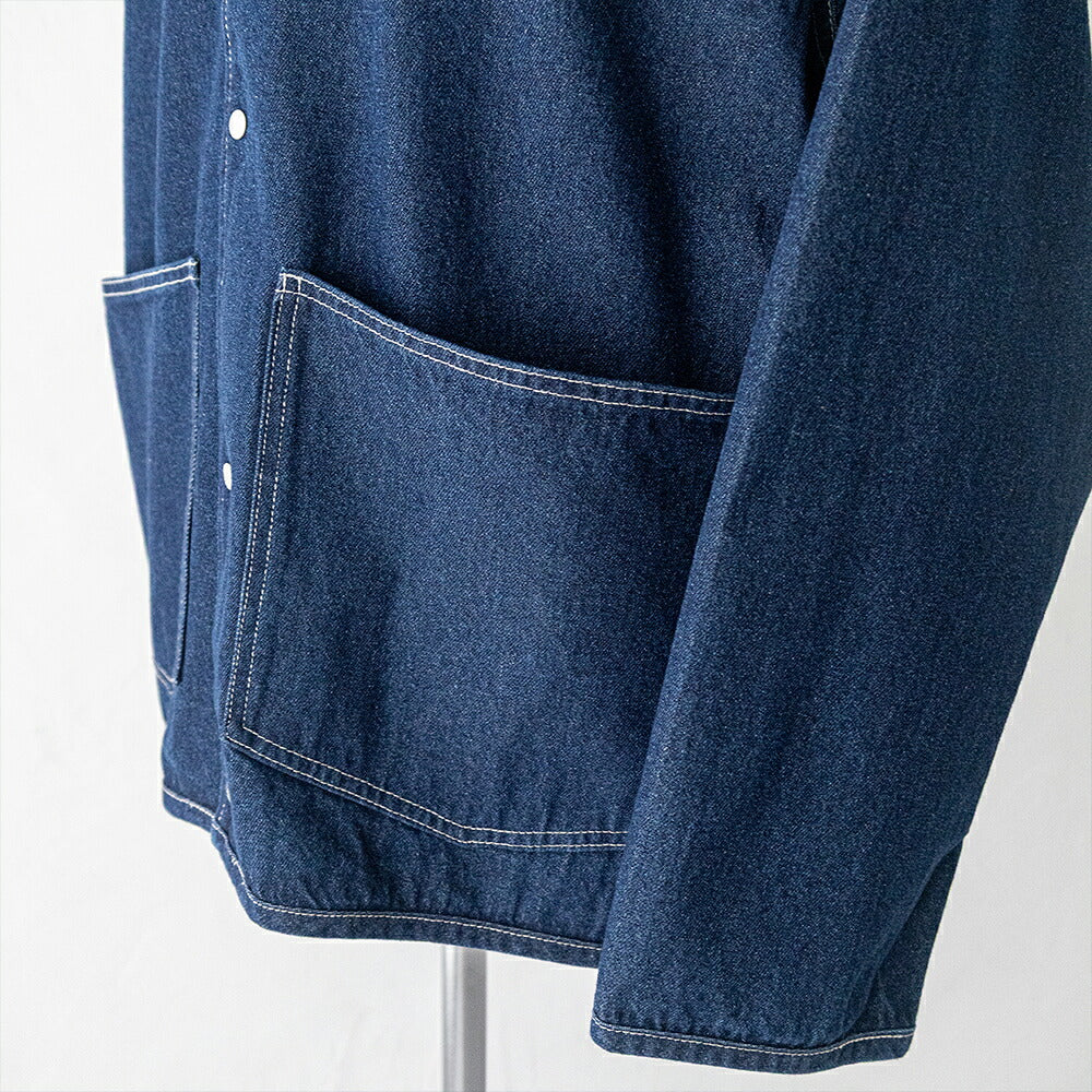 ダントン  コットンデニム カバーオール  (DT-B0400 SOU)  10OZ DENIM COVERALL SHIRT  DANTON(メンズ)