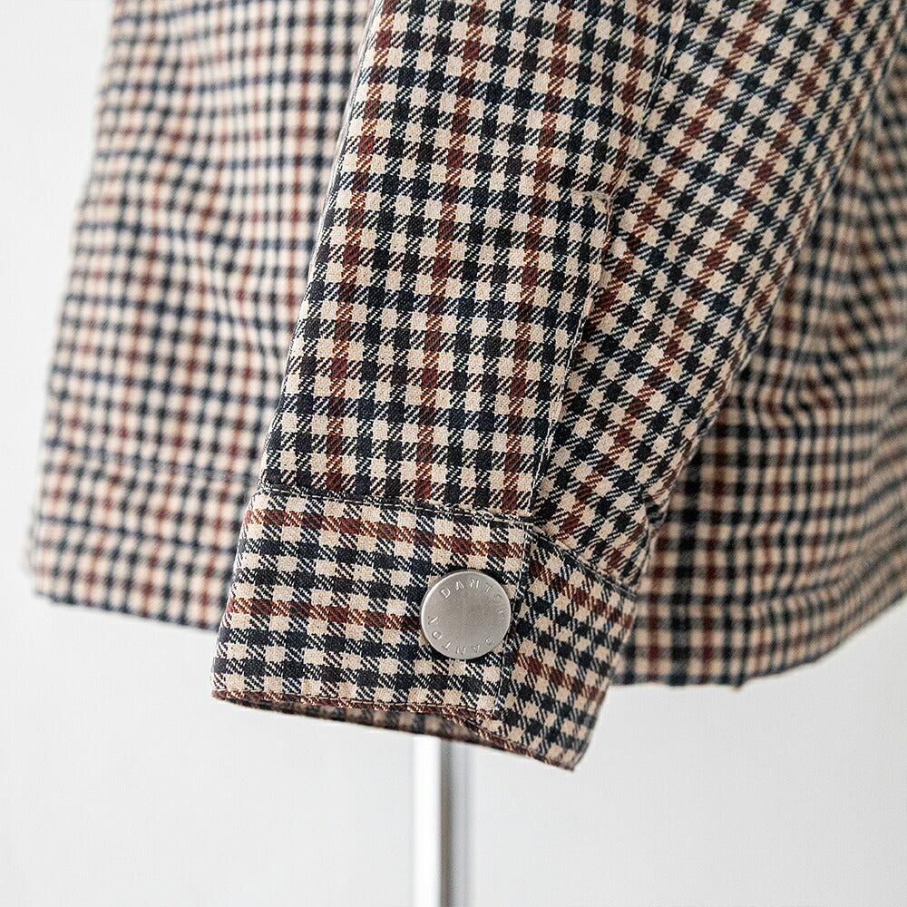 ダントン  中綿ナイロン カバーオールジャケット  (DT-A0808 PNN)  PRINTED NYLON TUSSAH COVERALL JACKET  DANTON(レディース)