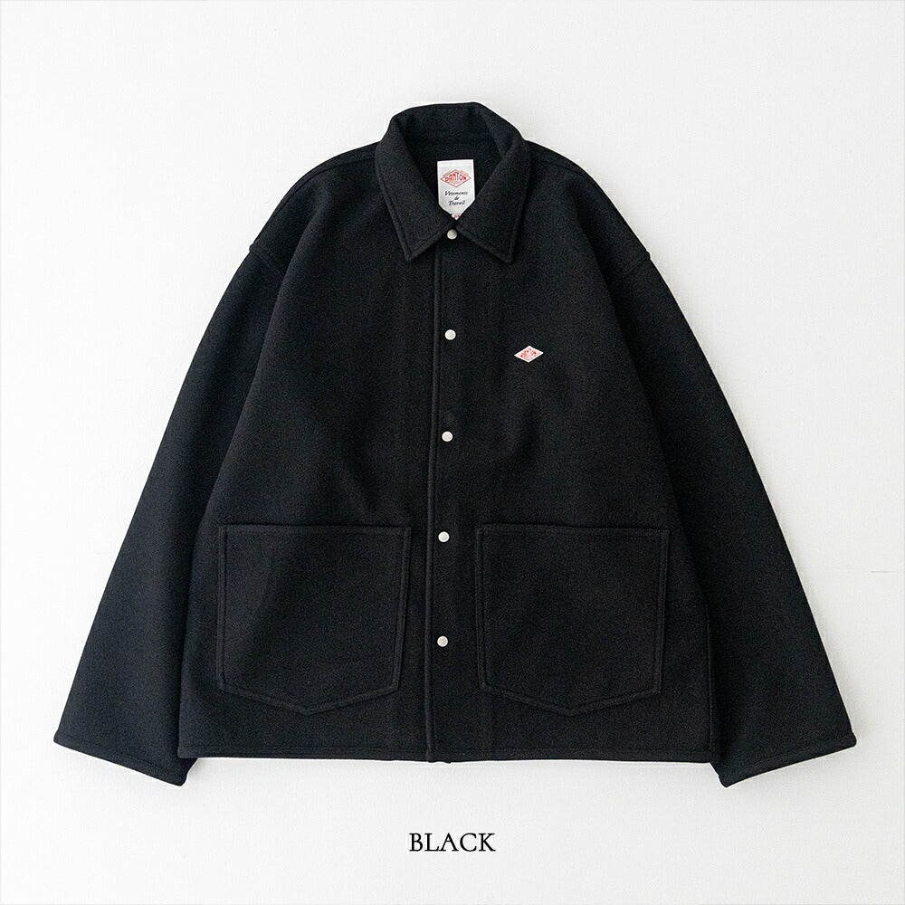 ダントン  フリースライク カバーオール  (DT-A0770 NDP)  BRUSHED JERSEY COVERALLS JACKET  DANTON(メンズ)