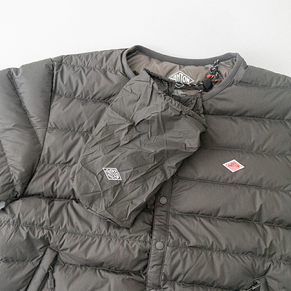 ダントン  クルーネック インナーダウンジャケット  (DT-A0025 RRT)  NYLON TAFFETA INNER DOWN CREWNECK JACKET  DANTON(メンズ)