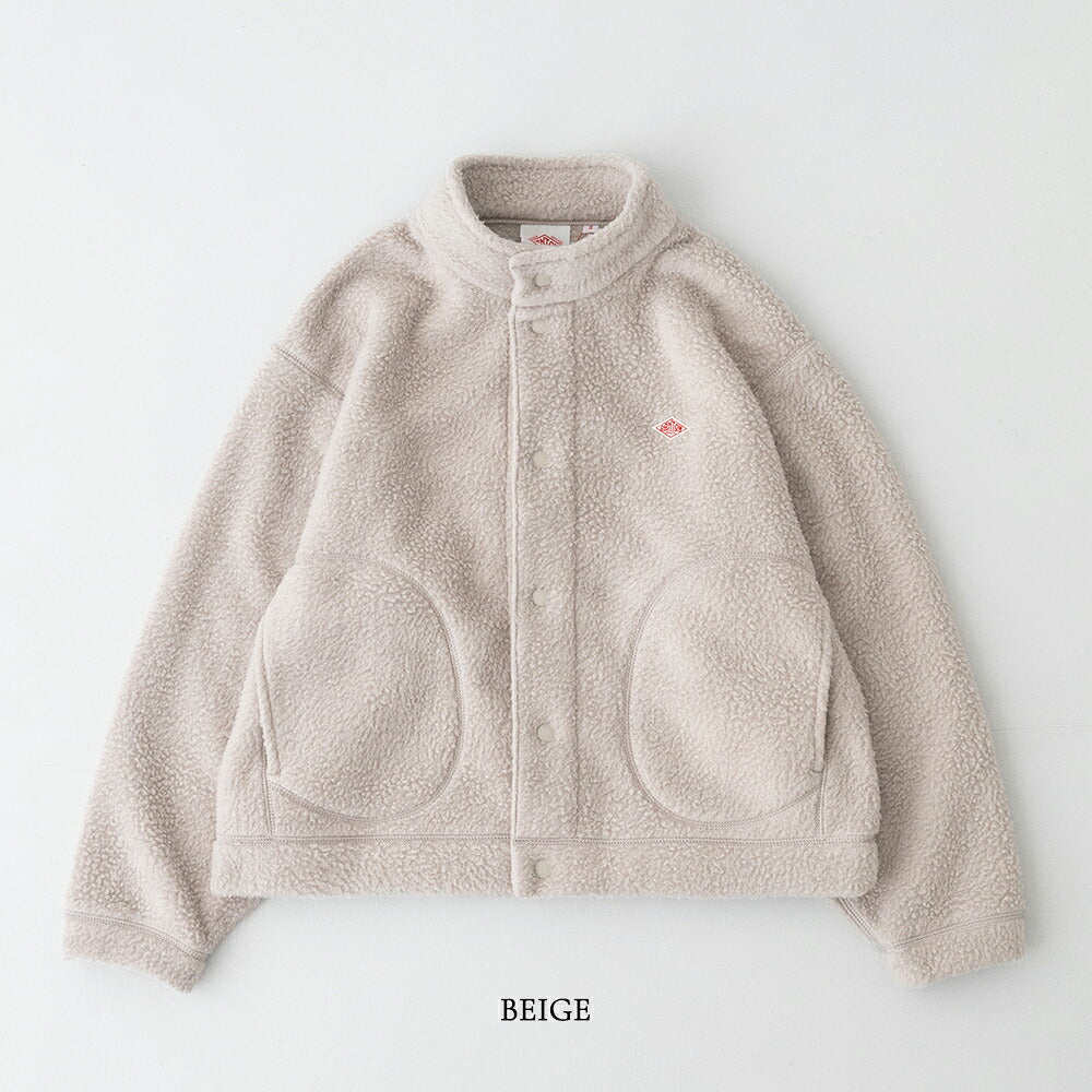 ダントン  ダブルフェイスボア スタンドカラージャケット  (DT-A0699 WNN)  W FACE BOA STAND COLLAR JACKET  DANTON(レディース)