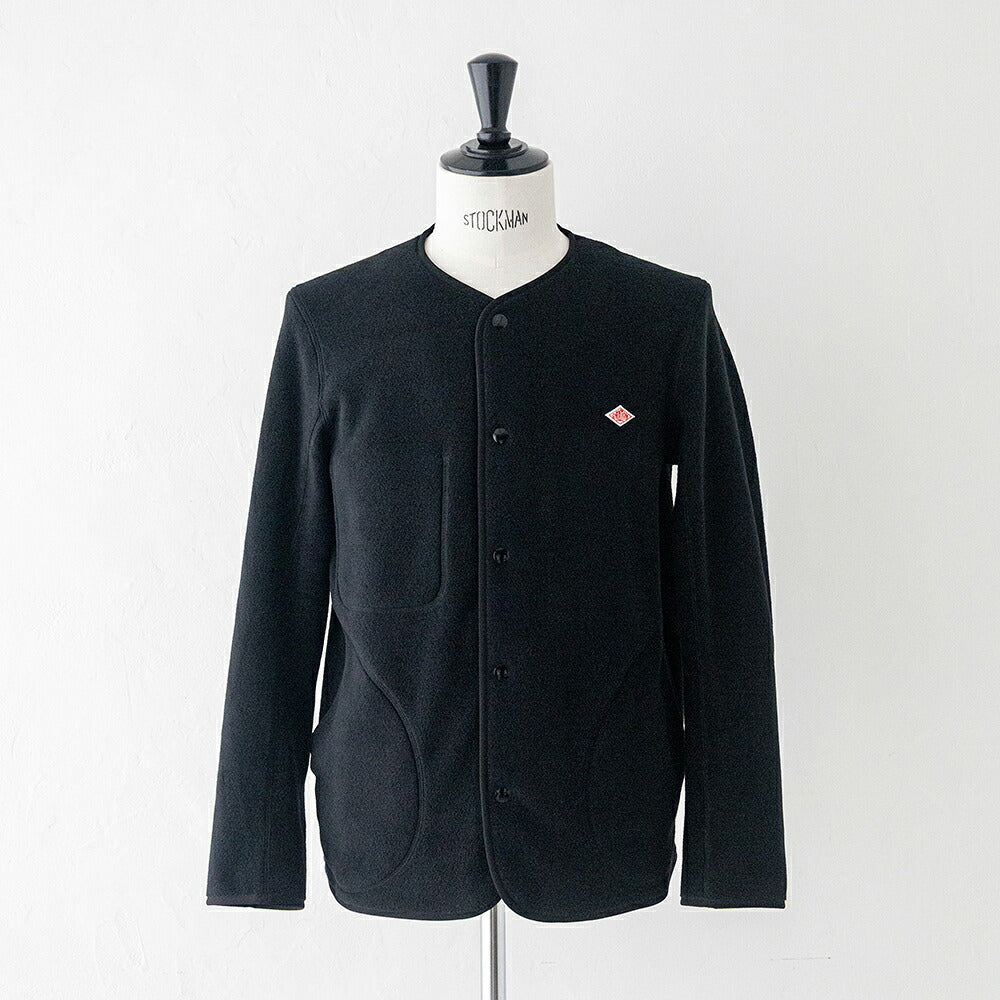 ダントン  フリース カラーレスジャケット  (JD-8939)  FLEECE COLLARLESS JACKET  DANTON(メンズ)