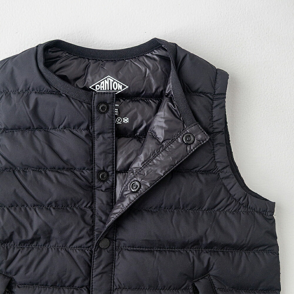 ダントン  キッズ インナーダウンベスト  (DT-A0048 RRT)  NYLON TAFFETA KIDS INNER DOWN CREWNECK VEST  DANTON(キッズ)