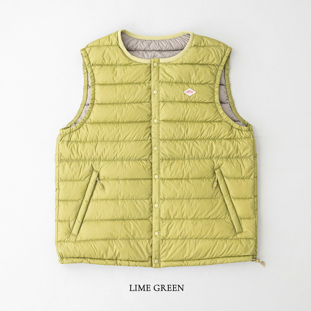 ダントン  インナーダウンベスト  (DT-A0026 RRT)  NYLON TAFFETA INNER DOWN CREWNECK VEST  DANTON(メンズ)