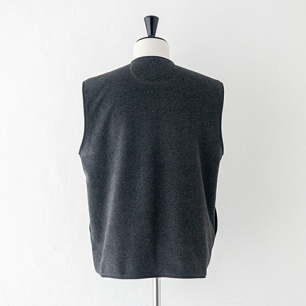 ダントン  フリース カラーレスベスト  (DT-A0799)  FLEECE COLLARLESS VEST  DANTON(メンズ)