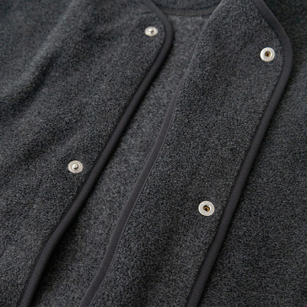 ダントン  フリース カラーレスベスト  (DT-A0799)  FLEECE COLLARLESS VEST  DANTON(メンズ)