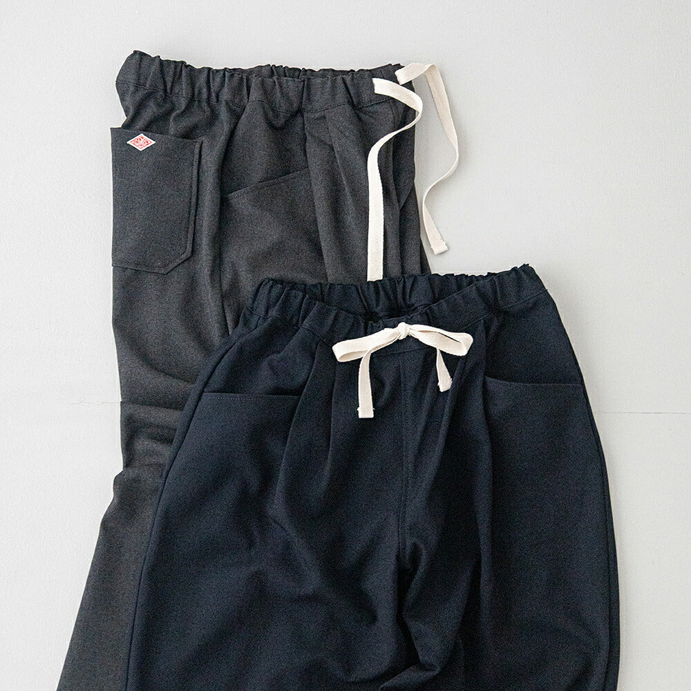 ダントン  ポリエステルフランネルタックパンツ  (DT-E0274 FLP)  POLYESTER FLANNEL TUCK PANTS  DANTON(レディース)