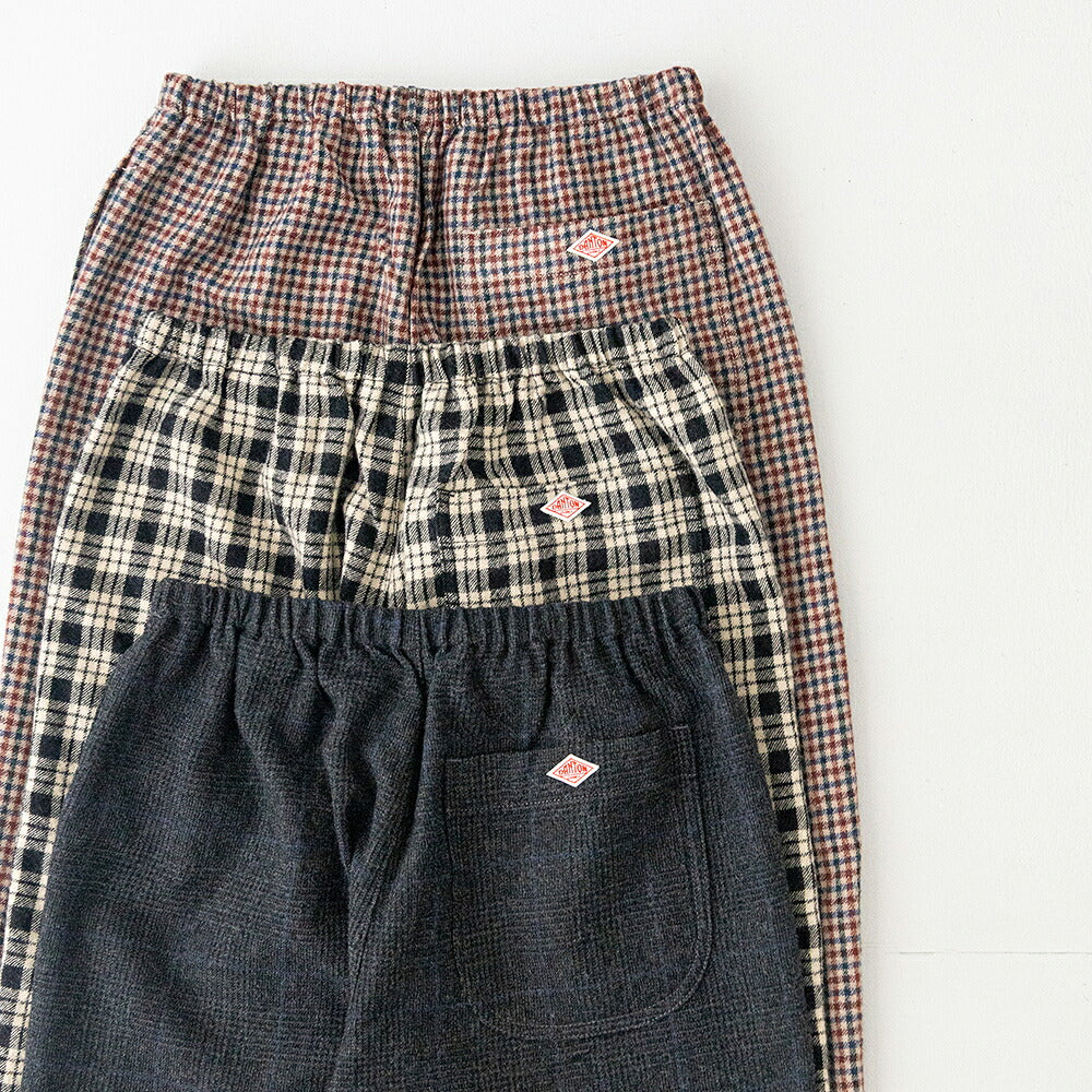 ダントン  リファインウール イージーパンツ  (JD-2540 WRF)  2/48 REFINE WOOL EASY PANTS  DANTON(レディース)