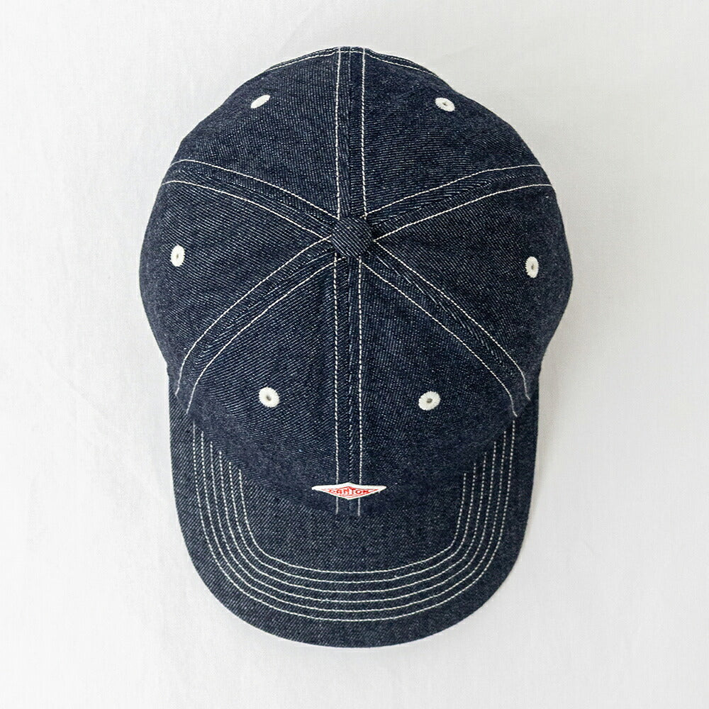 ダントン  デニム 6Pキャップ  (DT-H0227 YMN)  10oz DENIM 6PANEL CAP  DANTON(帽子)