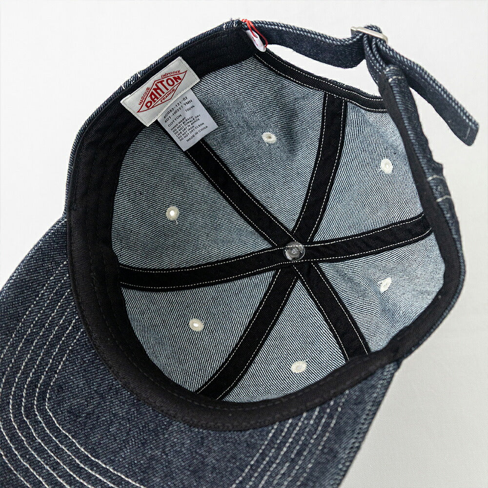 ダントン  デニム 6Pキャップ  (DT-H0227 YMN)  10oz DENIM 6PANEL CAP  DANTON(帽子)