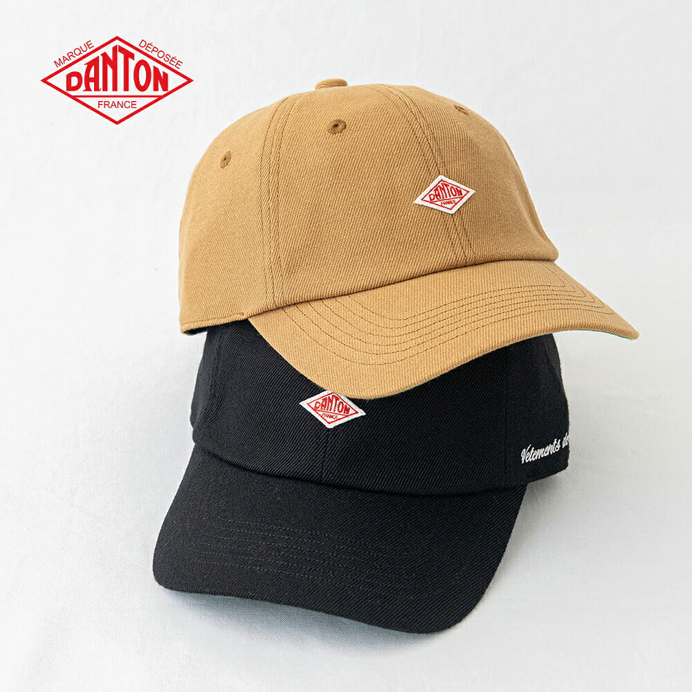 ダントン  ポリエステルサージ 6パネルキャップ  (DT-H0308 PEE)  POLYESTER SERGE 6PANEL CAP  DANTON(帽子)