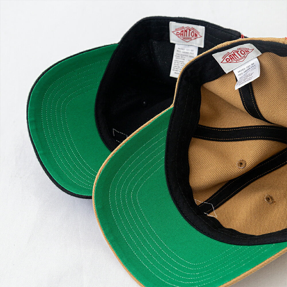 ダントン  ポリエステルサージ 6パネルキャップ  (DT-H0308 PEE)  POLYESTER SERGE 6PANEL CAP  DANTON(帽子)