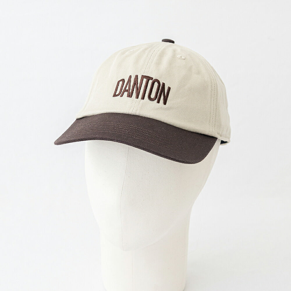 ダントン  コットンツイル 配色6Pロゴキャップ  (DT-H0396 VAT)  COTTON TWILL 6P LOGO CAP  DANTON(帽子)