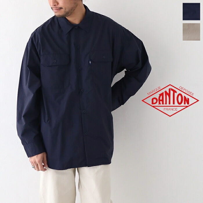 ダントンNYLONTUSSERNYLONSHIRT(DT-A0316NTU)NYLONTUSSERNYLONSHIRTDANTON(メンズ)【2023春夏】*送料無料*【後払い決済不可】*