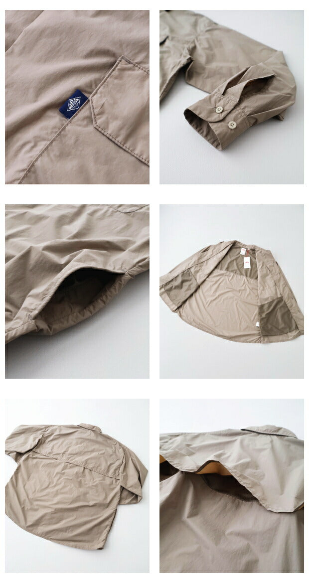 ダントンNYLONTUSSERNYLONSHIRT(DT-A0316NTU)NYLONTUSSERNYLONSHIRTDANTON(メンズ)【2023春夏】*送料無料*【後払い決済不可】*