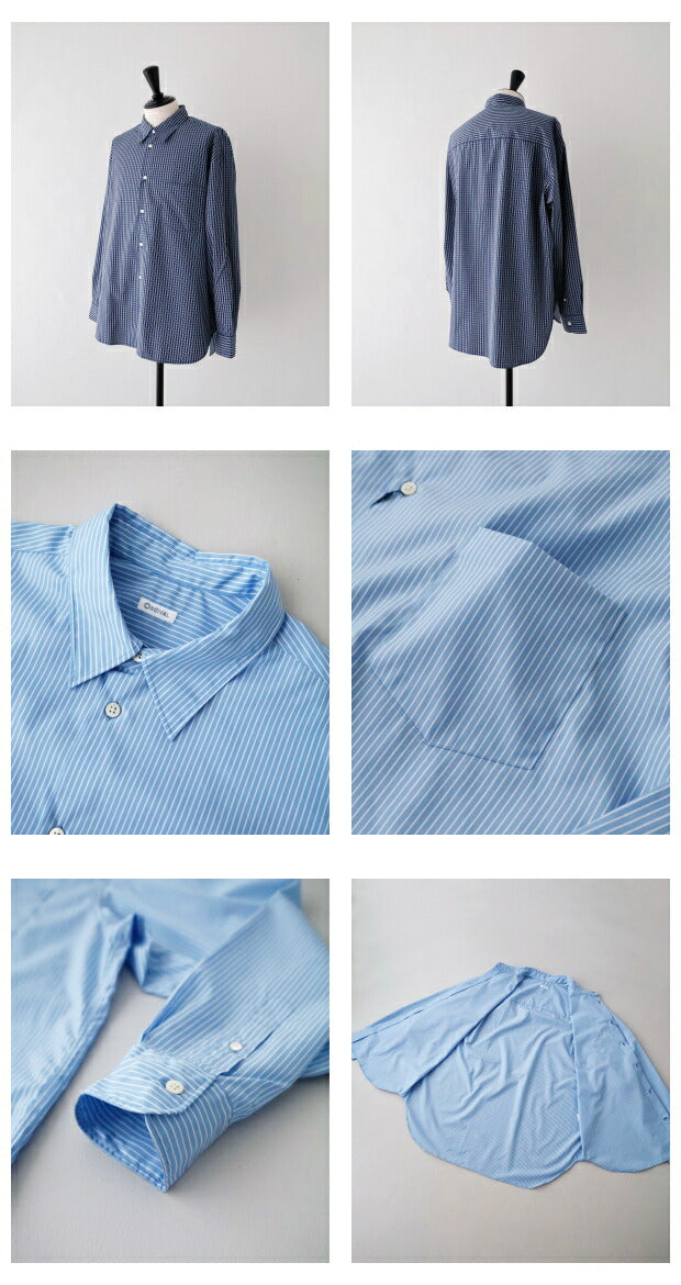 オーシバル140/2ブロードレギュラーカラーシャツ(OR-B0138LTF)140/2BROADREGULARCOLLARSHIRTORCIVAL(メンズ)【2023春夏】*送料無料*【後払い決済不可】*
