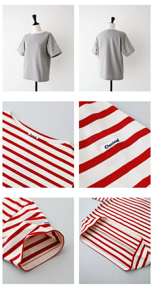 オーシバルスビンジャージボートネック半袖Tシャツ(OR-C0070SOE)SUVINOPENENDJERSEYBOATNECKSHORTSLEEVEORCIVAL(レディース)【2023春夏】*送料無料*【後払い決済不可】*