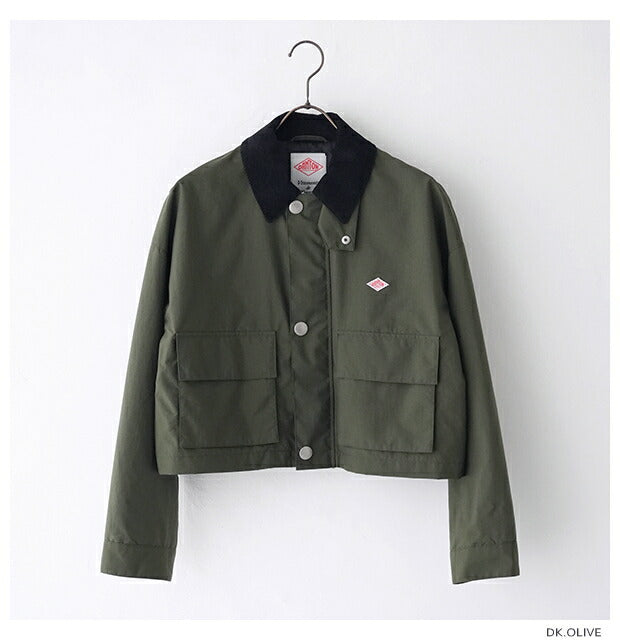 ダントンナイロンショートジャケット(DT-A0465NTF)NYLONTAFFETASHORTJACKETDANTON(レディース)【2024春夏】*送料無料*【後払い決済不可】*