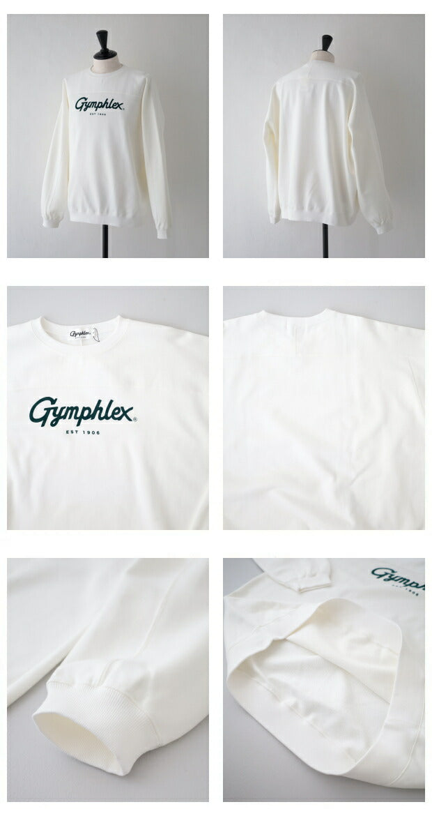 ジムフレックスクルーネックロングスリーブTシャツ(GY-C0102HWJ)HEAVYWEIGHTJERSEYCREWNECKL/ST-SHIRTGymphlex(メンズ)【2024春夏】*送料無料*【後払い決済不可】*