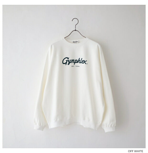 ジムフレックスクルーネックロングスリーブTシャツ(GY-C0102HWJ)HEAVYWEIGHTJERSEYCREWNECKL/ST-SHIRTGymphlex(メンズ)【2024春夏】*送料無料*【後払い決済不可】*