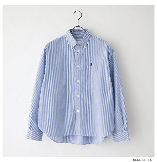 ジムフレックスライトデニムボタンダウンシャツ(GY-B0197SDM)LIGHTDENIMB.D.SHIRTL/SGymphlex(レディース)【2023秋冬】*送料無料*【後払い決済不可】【ポイント10倍】期間限定3/2120:00〜3/271:59