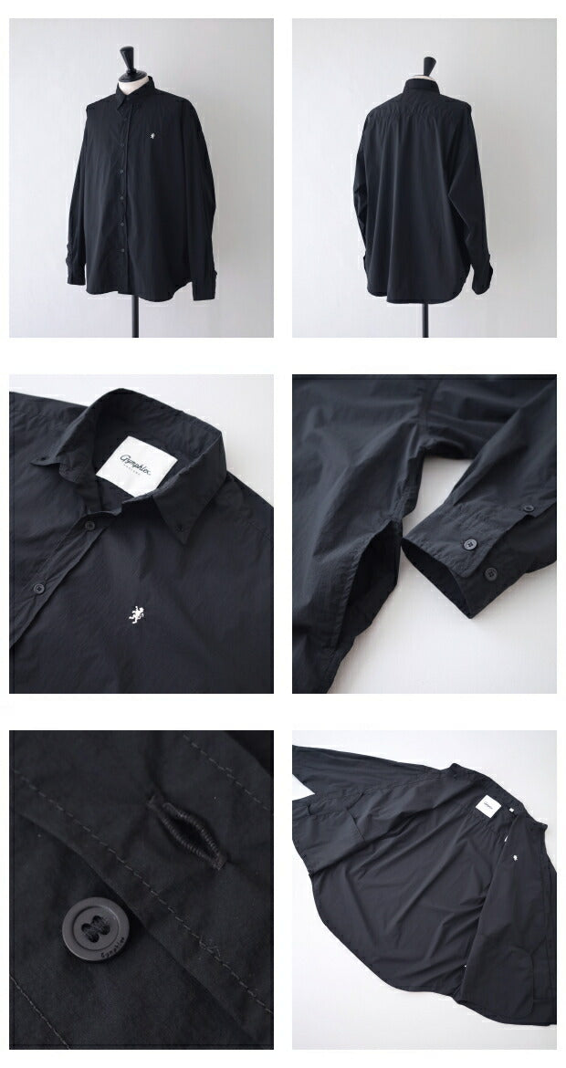 ジムフレックスマルチストライプバンドカラーシャツ(GY-B0245MTS)MULTISTRIPEBANDCOLLARSHIRTL/SGymphlex(メンズ)【2024春夏】*送料無料*【後払い決済不可】*