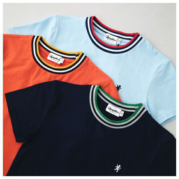 ジムフレックスキッズクルーネックラインTシャツ(GY-C0360CCB)40/-SOFTCREWNECKKNIT-LINET-SHIRTGymphlex(キッズ)【2024春夏】*送料無料*【後払い決済不可】*