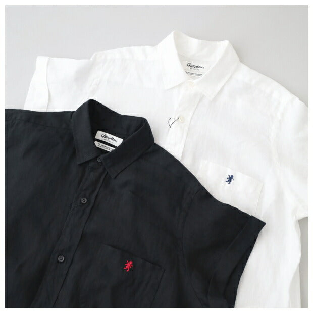 ジムフレックスリネンクロスレギュラーカラーシャツワンピース(GY-B0243KLS)LINENCLOTHREGULARCOLLARSHIRTDRESSGymphlex(レディース)【2024春夏】*送料無料*【後払い決済不可】*