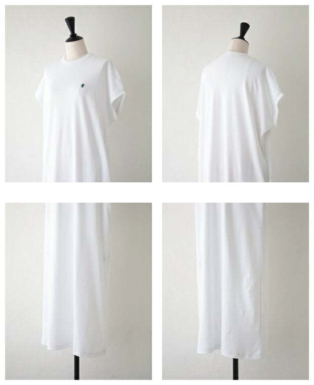 ジムフレックスインターロッククルーネックスリーブレスワンピース(GY-C0325FLK)60/-INTERLOCKCREWNECKSLEEVELESSDRESSSGymphlex(レディース)【2024春夏】*送料無料*【後払い決済不可】*