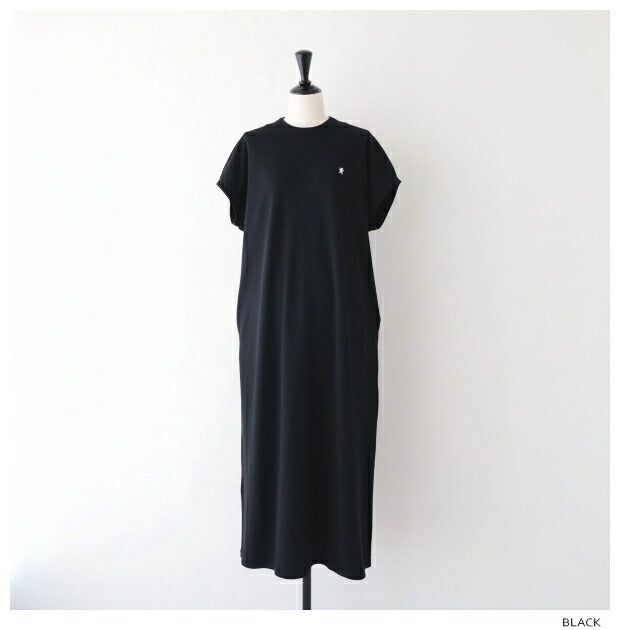 ジムフレックスインターロッククルーネックスリーブレスワンピース(GY-C0325FLK)60/-INTERLOCKCREWNECKSLEEVELESSDRESSSGymphlex(レディース)【2024春夏】*送料無料*【後払い決済不可】*