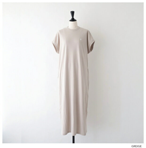 ジムフレックスインターロッククルーネックスリーブレスワンピース(GY-C0325FLK)60/-INTERLOCKCREWNECKSLEEVELESSDRESSSGymphlex(レディース)【2024春夏】*送料無料*【後払い決済不可】*