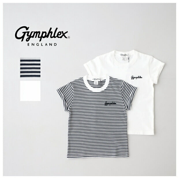 ジムフレックスキッズクルーネック半袖プルオーバー(J-1228CH)COMBEDCOTTONJERSEYT-SHIRTSGymphlex(キッズ)【2024春夏】*送料無料*【後払い決済不可】*