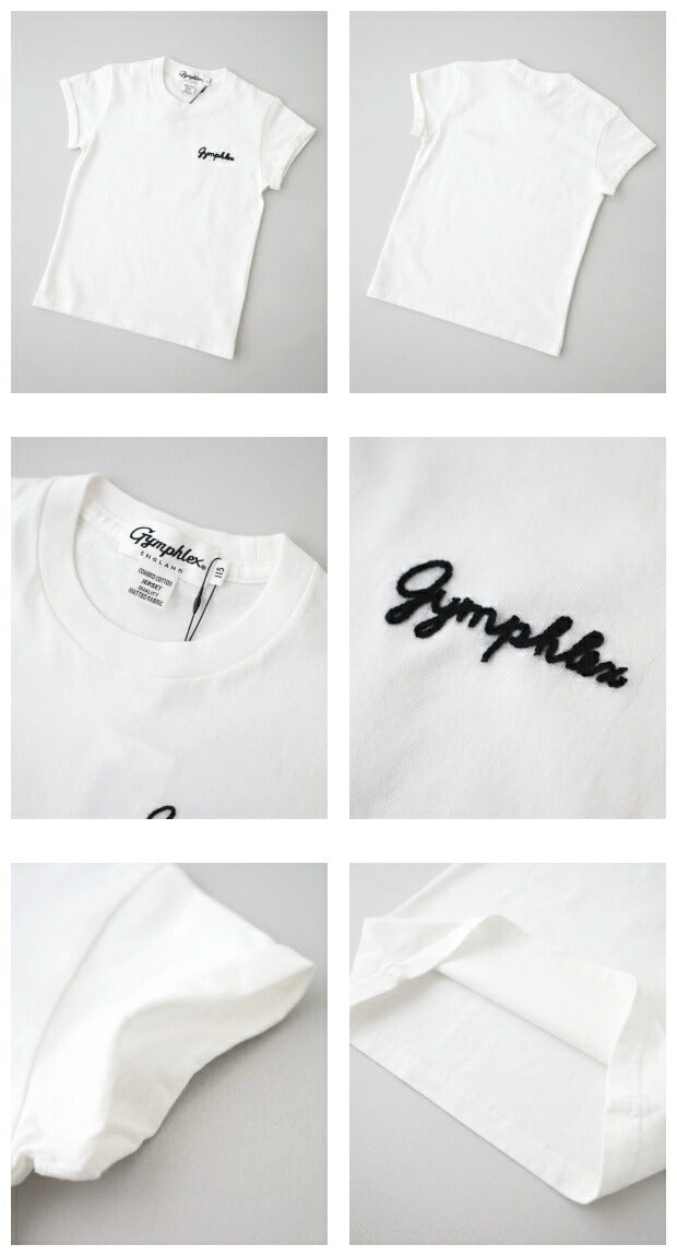 ジムフレックスキッズクルーネック半袖プルオーバー(J-1228CH)COMBEDCOTTONJERSEYT-SHIRTSGymphlex(キッズ)【2024春夏】*送料無料*【後払い決済不可】*