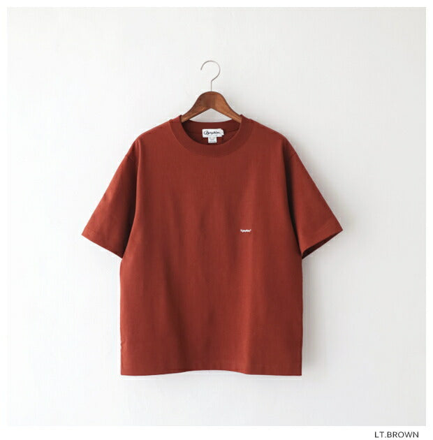 ジムフレックスロゴ刺繍半袖ビッグTシャツ(J-9271HWJ)HEAVYWEIGHTJERSEYCREWNECKS/ST-SHIRTGymphlex(メンズ)【2024春夏】*送料無料*【後払い決済不可】*