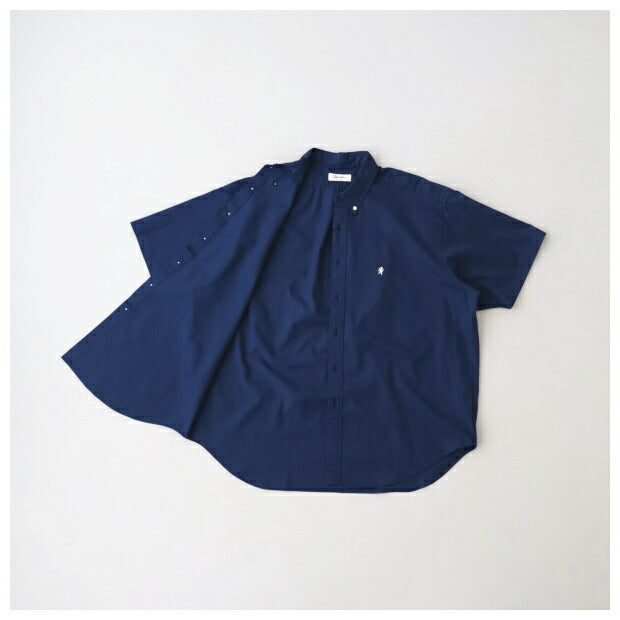 ジムフレックスツイルバイオウォッシュ半袖ボタンダウンシャツ(GY-B0248BIT)TWILLBIOWASHB.D.SHIRTS/SGymphlex(メンズ)【2024春夏】*送料無料*【後払い決済不可】*