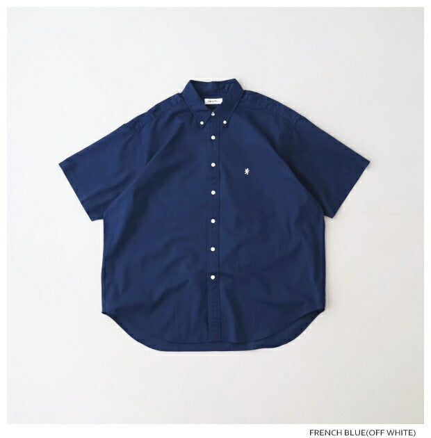 ジムフレックスツイルバイオウォッシュ半袖ボタンダウンシャツ(GY-B0248BIT)TWILLBIOWASHB.D.SHIRTS/SGymphlex(メンズ)【2024春夏】*送料無料*【後払い決済不可】*
