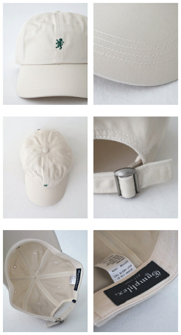 ジムフレックスチノクロス6パネルキャップ(GY-H0276TKC)CHINOCLOTH6PANELCAPGymphlex(帽子)【2024春夏】*送料無料*【後払い決済不可】*