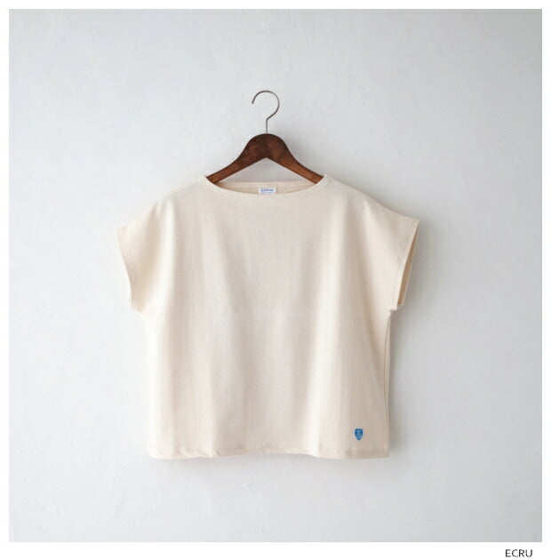 オーシバルコットンロードフレンチスリーブTシャツ(B261)COTTONLOURDB261FRENCHSLEEVEBOATNECKP.O.ORCIVAL(レディース)【2024春夏】*送料無料*【後払い決済不可】*