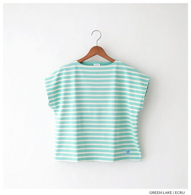 オーシバルコットンロードフレンチスリーブTシャツ(B261)COTTONLOURDB261FRENCHSLEEVEBOATNECKP.O.ORCIVAL(レディース)【2024春夏】*送料無料*【後払い決済不可】*