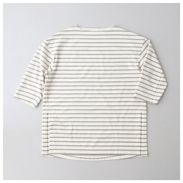 オーシバルワイドボートネックチュニックカットソー(OR-C0339MER)COTTONMERCERIZINGSTRIPEWIDEBOATNECKP.O.ORCIVAL(レディース)【2024春夏】*送料無料*【後払い決済不可】*