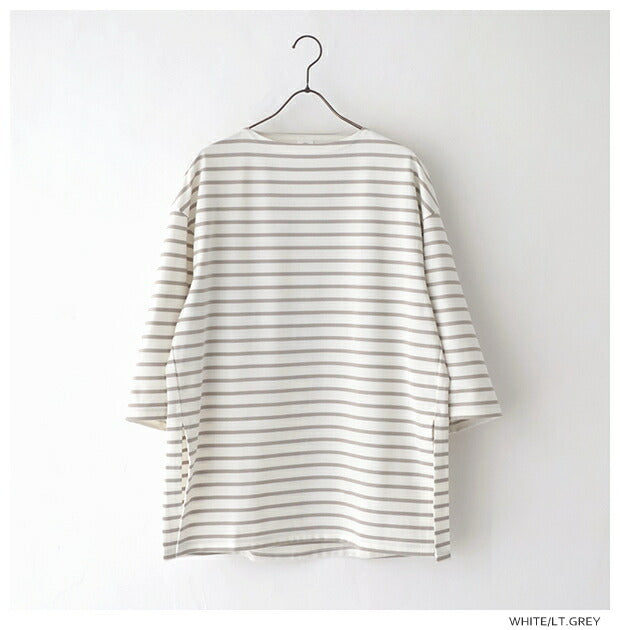 オーシバルワイドボートネックチュニックカットソー(OR-C0339MER)COTTONMERCERIZINGSTRIPEWIDEBOATNECKP.O.ORCIVAL(レディース)【2024春夏】*送料無料*【後払い決済不可】*