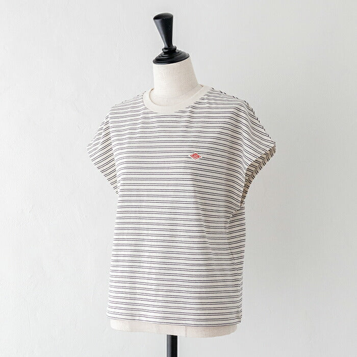 ダントンコットンリネンスリーブレスシャツ(DT-B0235VCL)C/LISLUBSLEEVELESSSHIRTDANTON(レディース)【2024春夏】*送料無料*【後払い決済不可】*