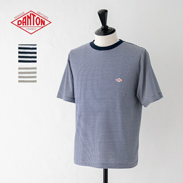ダントンコットンポリエステルクルーネックTシャツ(DT-C0196CVT)CVCJERSEYT/CINNERT-SHIRTDANTON(メンズ)【2023春夏】*送料無料*【後払い決済不可】*